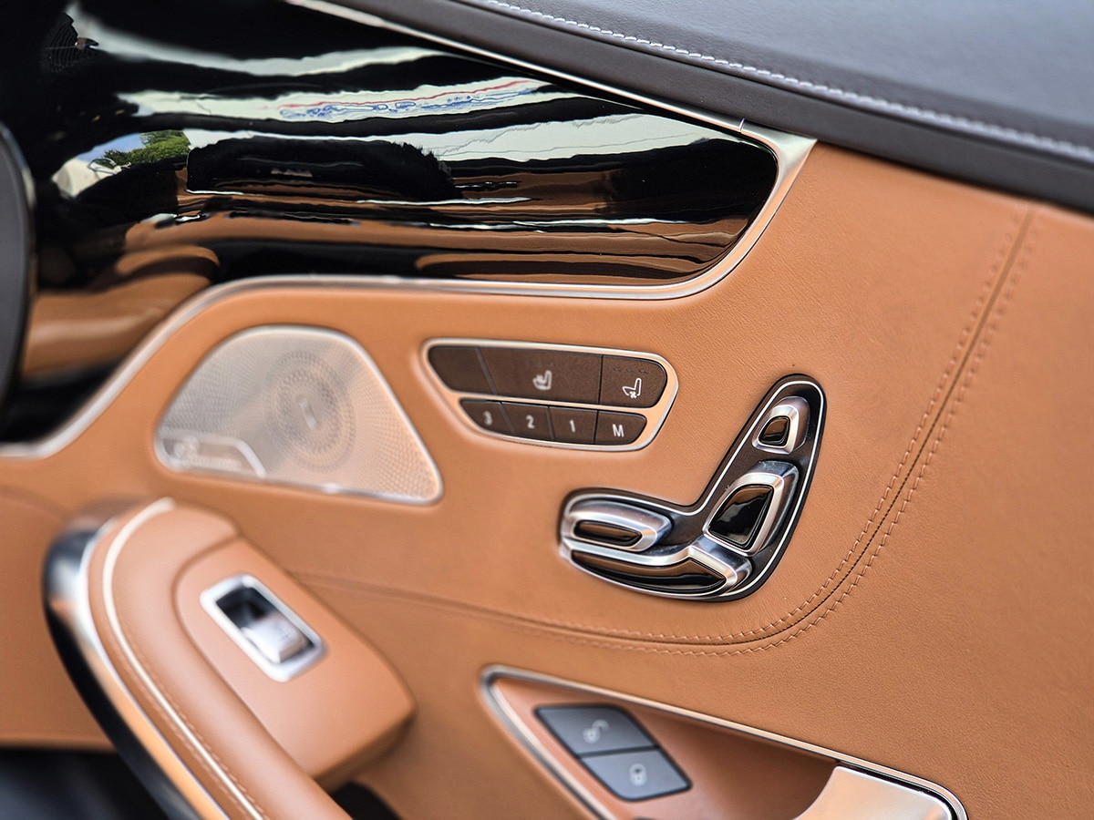 Mercedes-Benz Classe S Coupe 500 4matic - réglage de siege