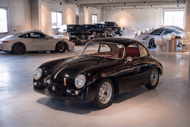 Porsche 356A 1600 3/4 avant gauche