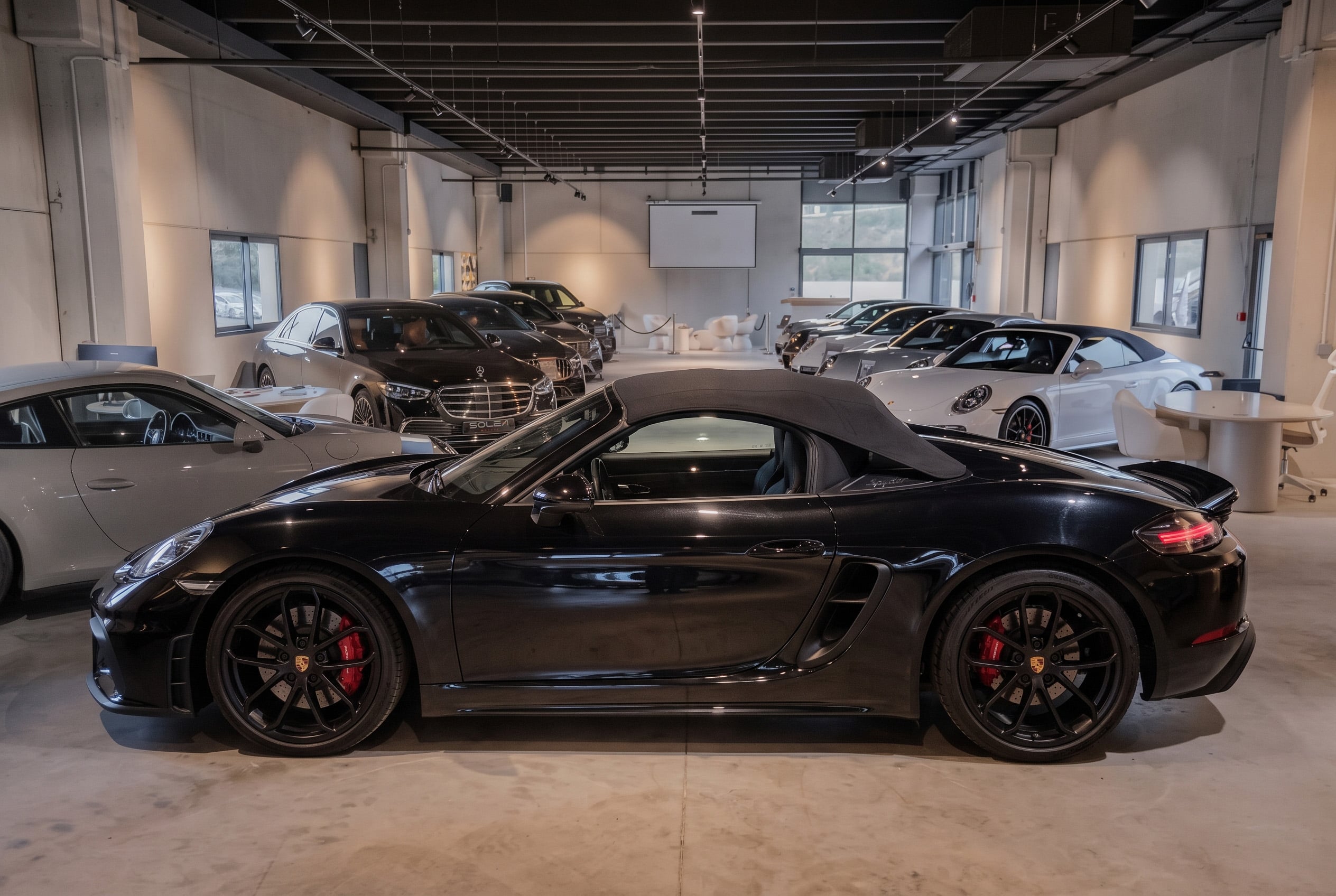 718 Spyder côté gauche