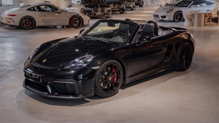 Porsche Spyder 718 site internet